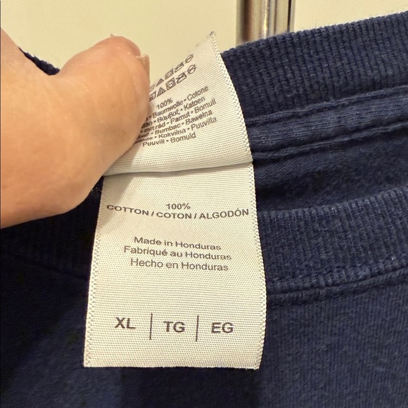 Gildan Ultra Cotton Navy Shirt Fresno State - Picture 6 of 9